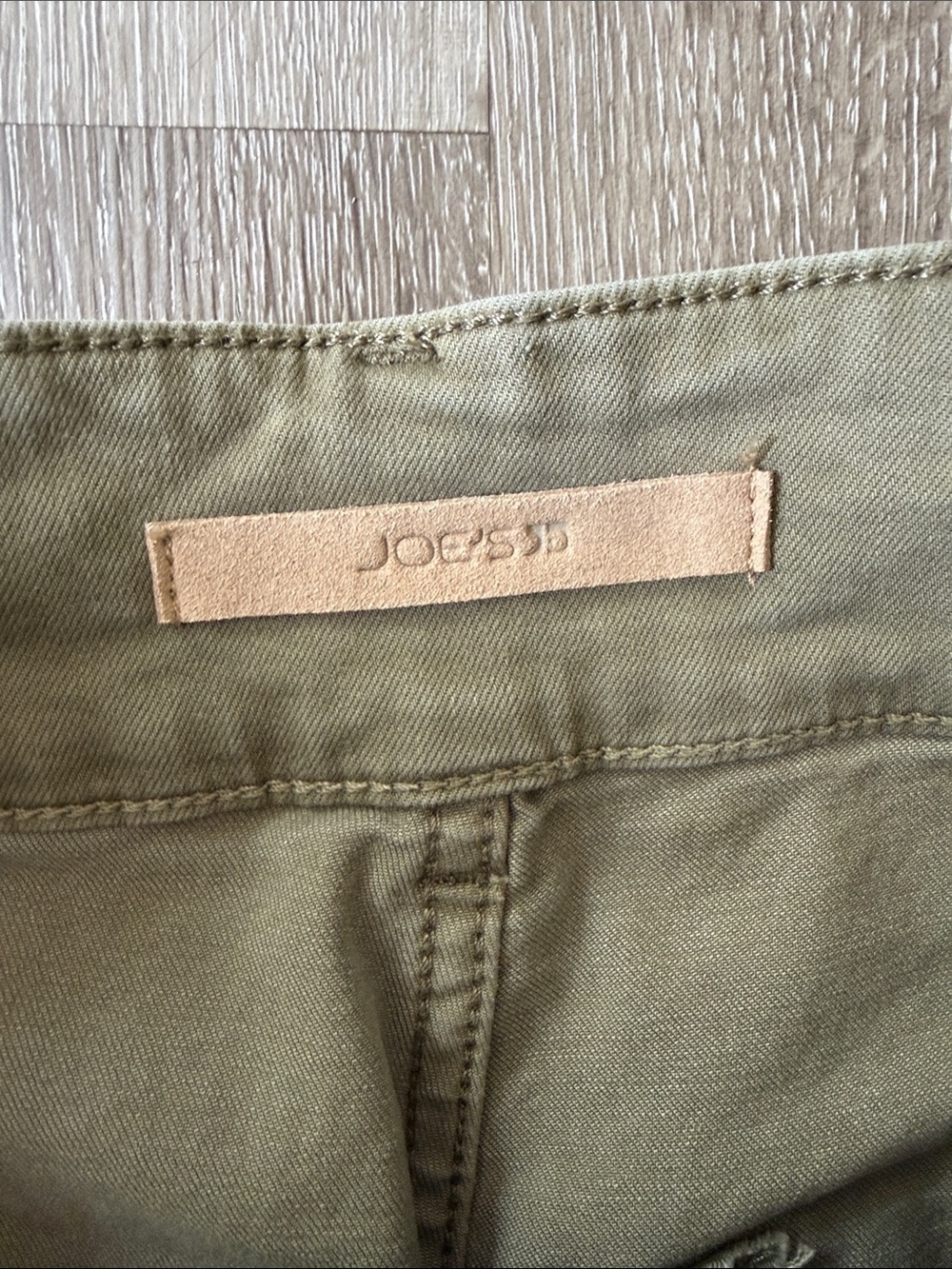 Joe's Jeans The Milla Utility Crop Pants Wide Leg Cargo Cropped, sz 27 - Picture 4 of 7